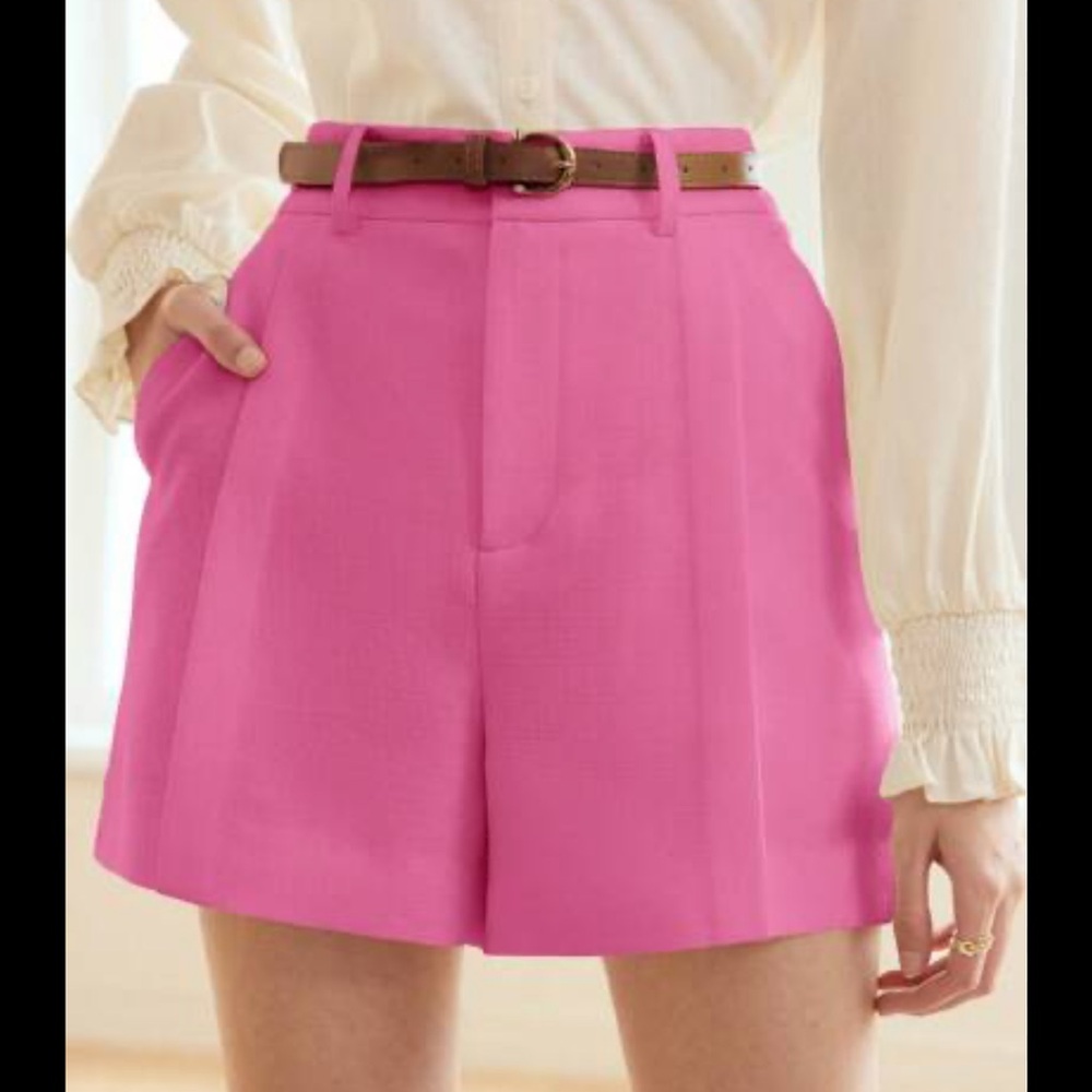 Abercrombie & Fitch High Waist Pink Shorts